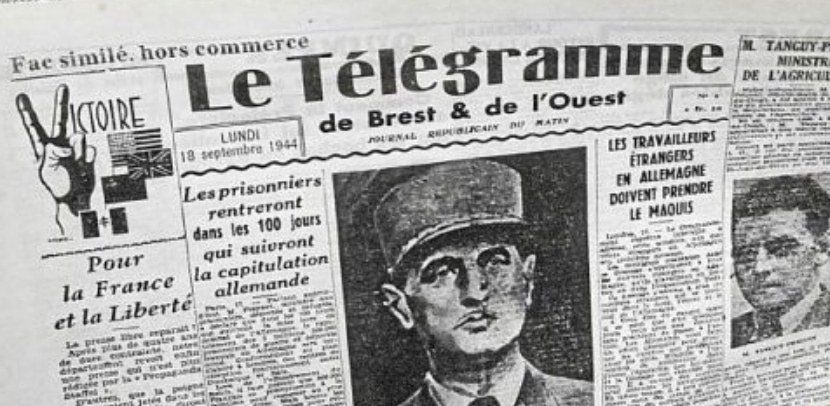 1944 – Création du Télégramme de Brest et de l’Ouest