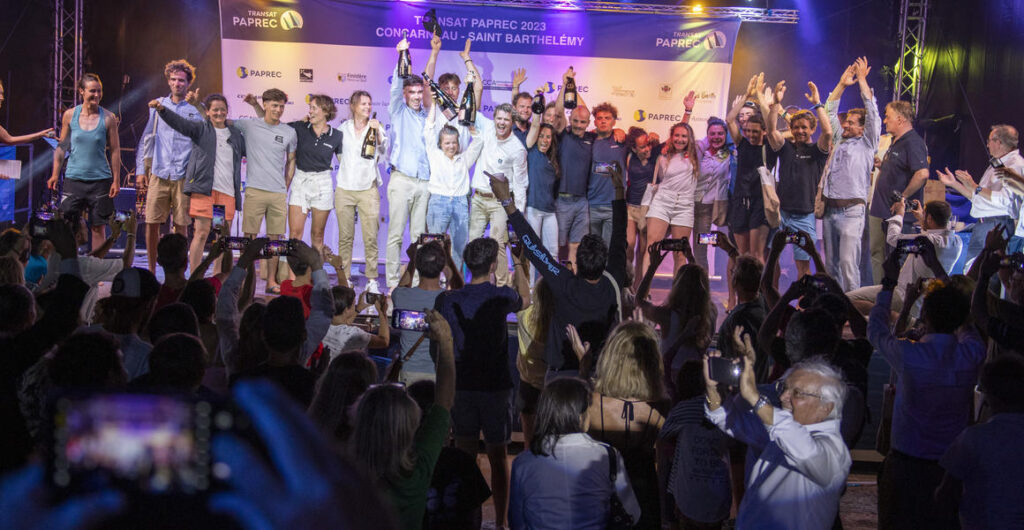 Transat Paprec, les onze duos célébrés à Saint-Barthélemy