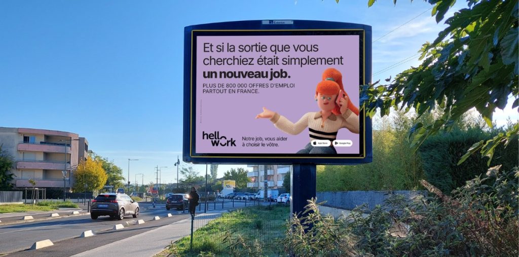 Hellowork s'affiche à nouveau partout en France!