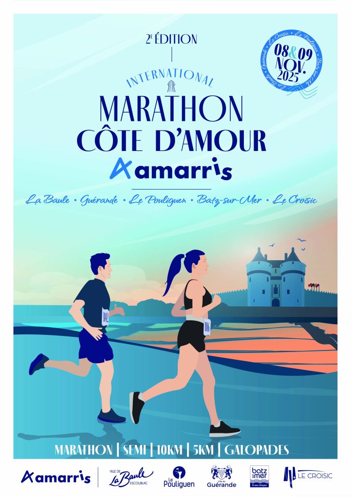 Marathon International de la Côte d'Amour Amarris : 2ème édition ce week-end à La Baule!