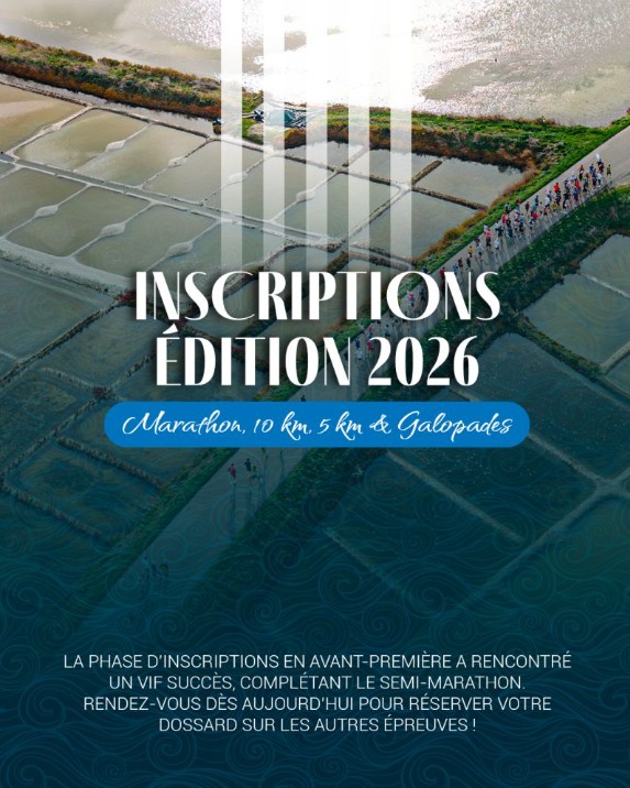 Mararthon International de la Côte d'Amour Amarris: les inscriptions sont ouvertes!
