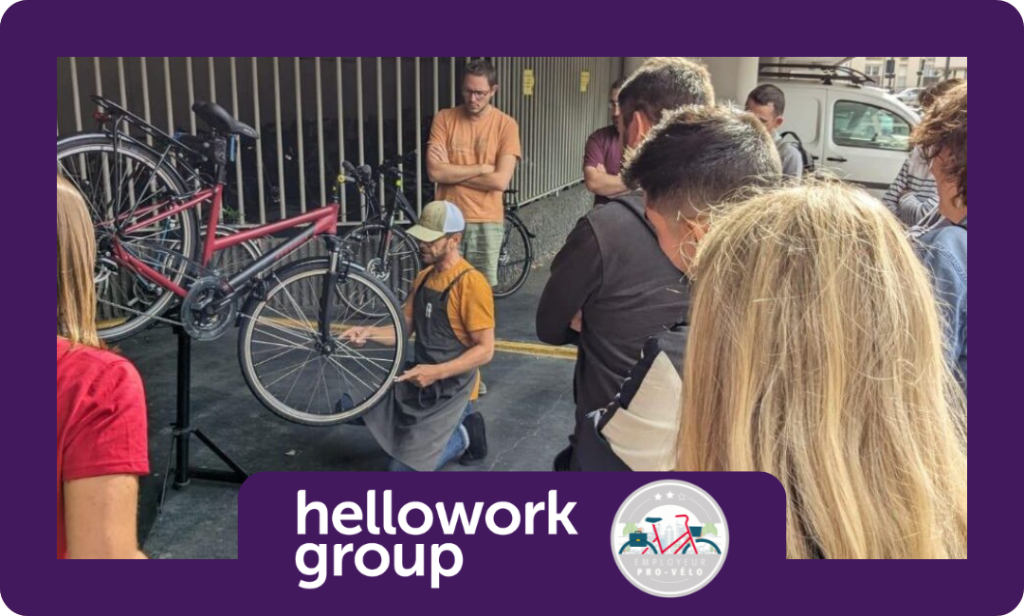Hellowork labellisé Employeur Pro-Vélo à Rennes et Bordeaux!